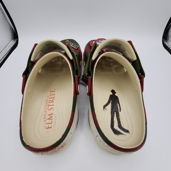 Crocs x Nightmare On Elm Street All Terrain Clogs Mens Size 10 Freddy NEW in Box - Picture 6 of 12